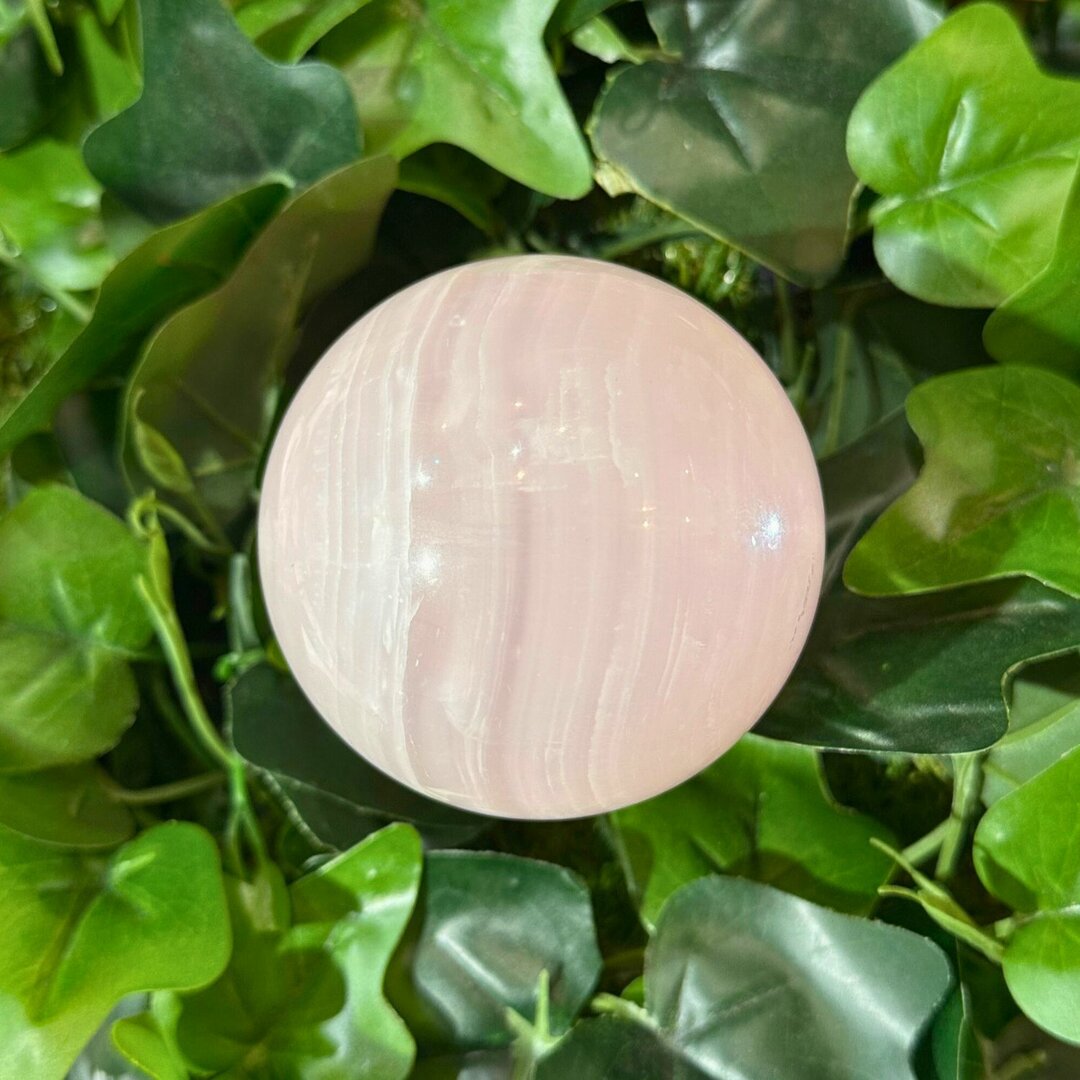Sphère Manganocalcite - 73mm