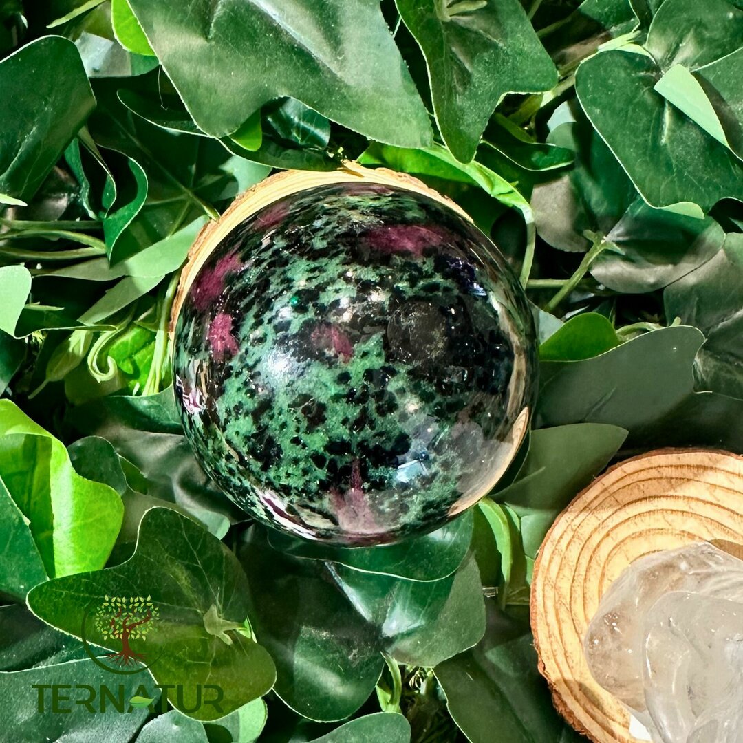 Sphère Rubis Zoïsite - 65mm