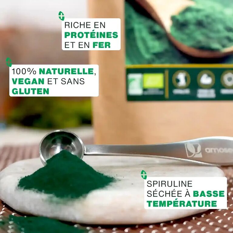 Spiruline en poudre Bio 250gr