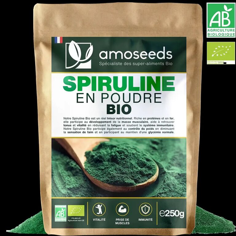 Spiruline en poudre Bio 250gr