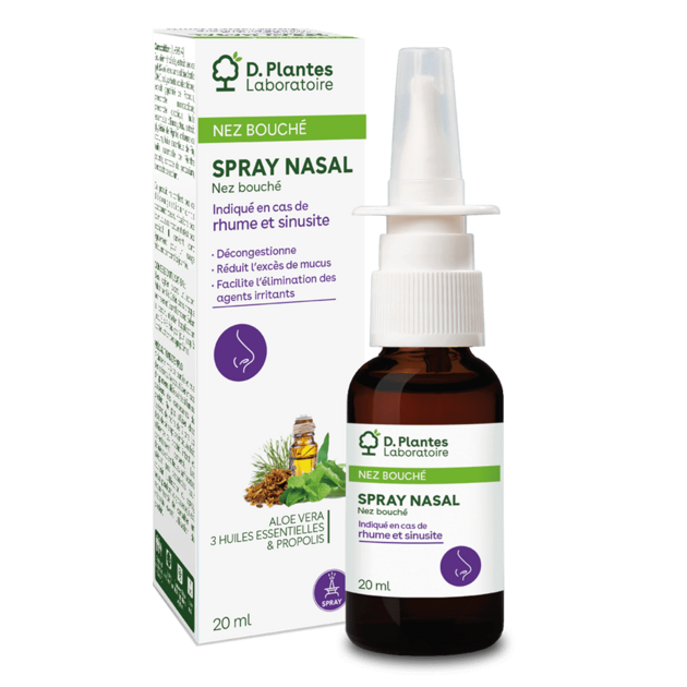 Spray Nasal Nez Bouché – 20 ml – Laboratoire D.Plantes