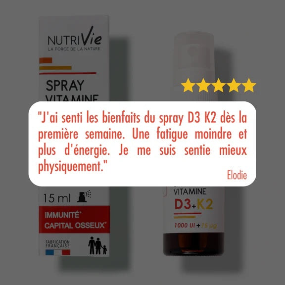 Vitamine D3 + K2 500 UI Spray