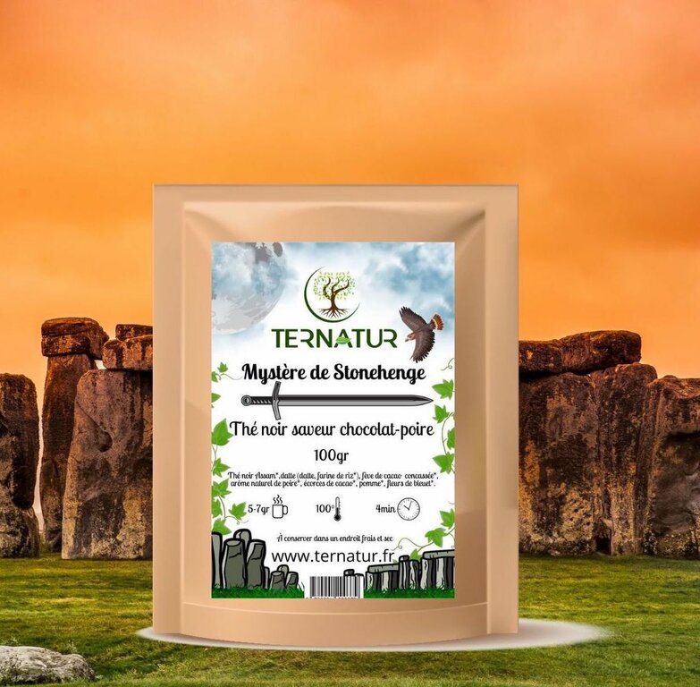 Thé Noir saveur chocolat-poire - Mystère de Stonehenge