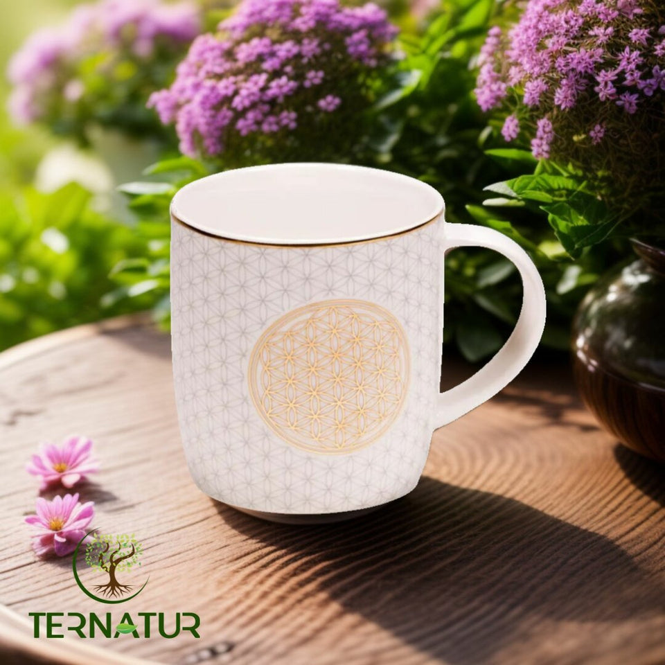 Mug Infuseur Fleur de vie