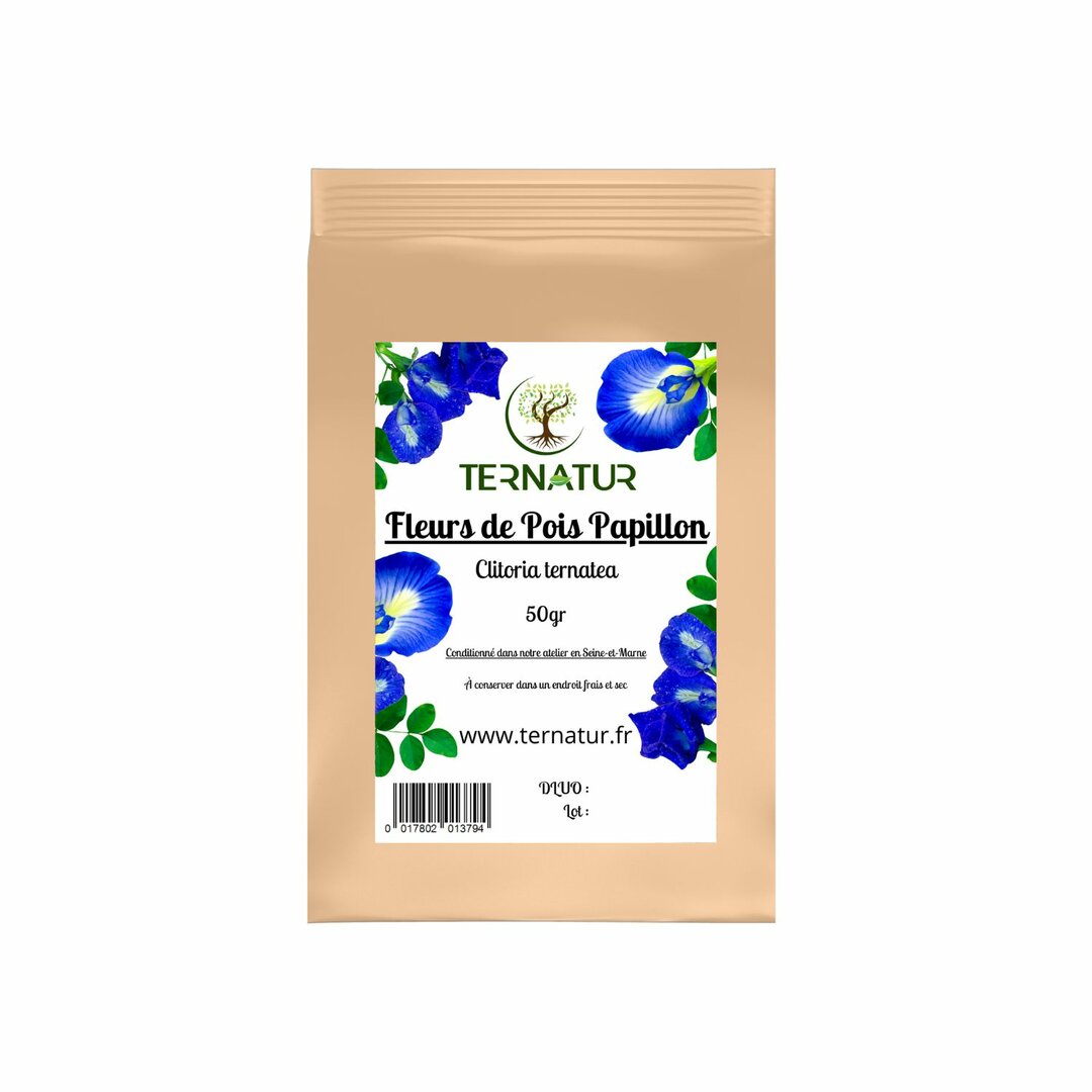 Fleurs de Pois Papillon - Clitoria ternatea 50g