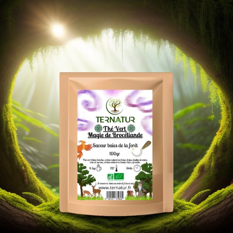 Thé vert saveur baies de la forêt - Magie de Brocéliande
