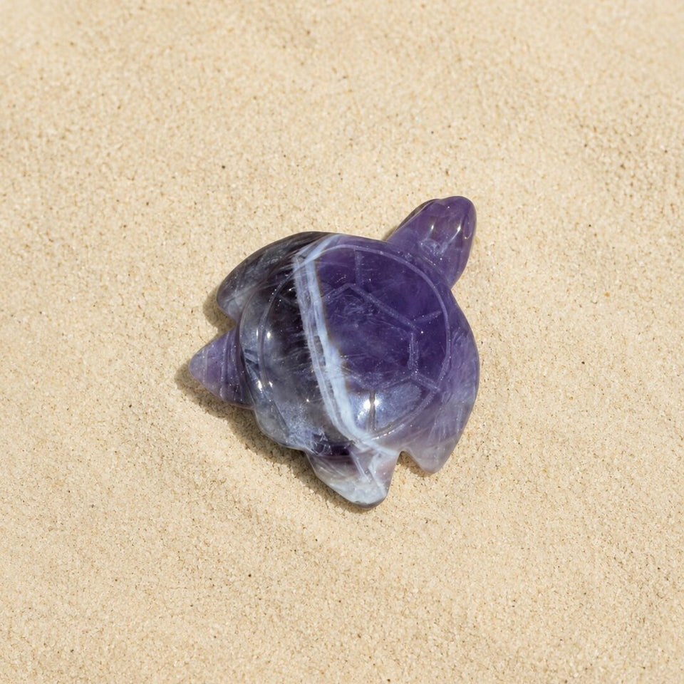 Tortue en Améthyste