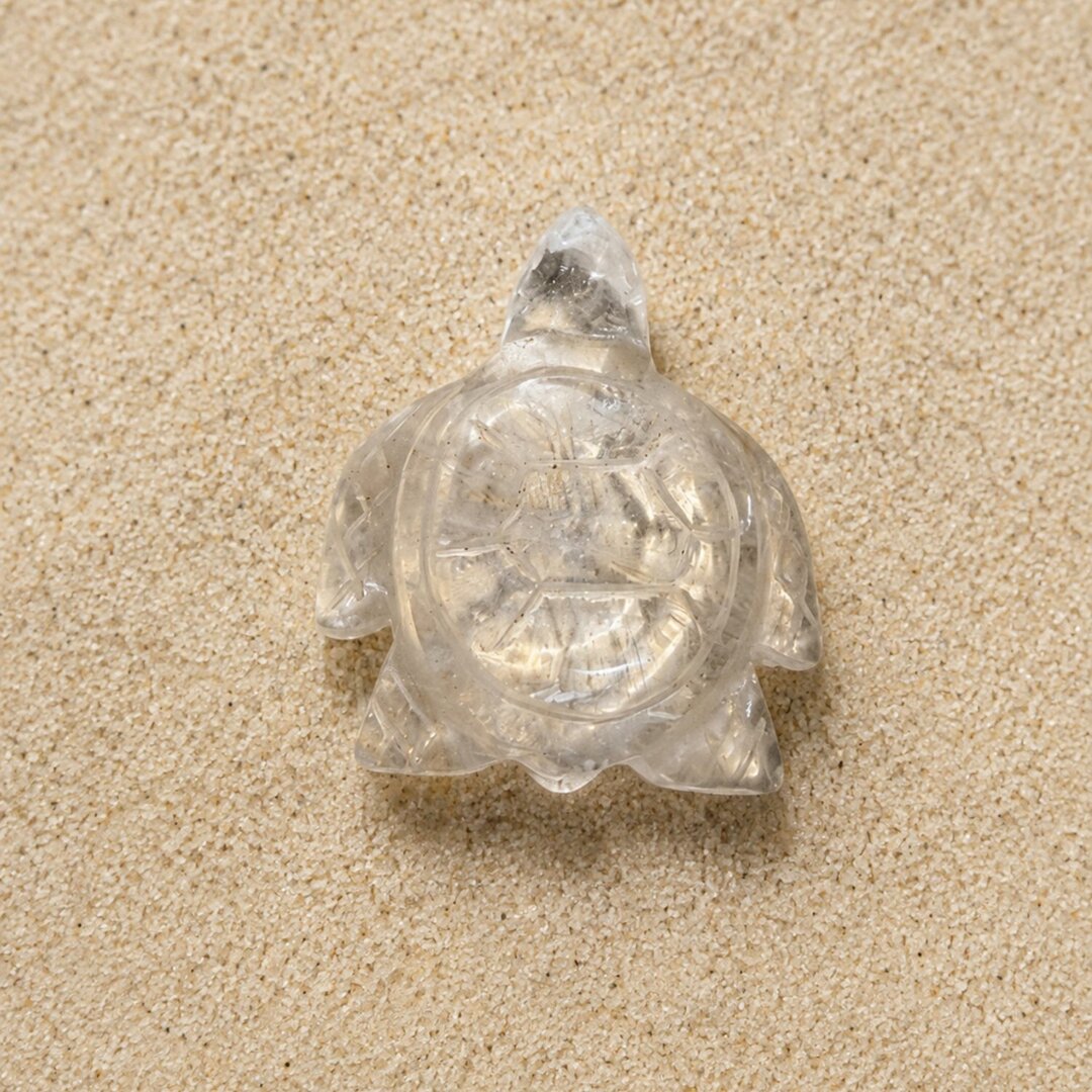Tortue en Cristal de Roche