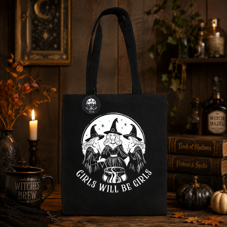 Tote Bag « Girls Will Be Girls » – Sorcières