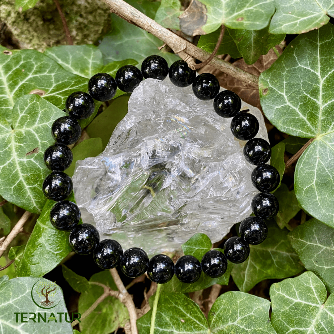 Bracelet Tourmaline Noire - 8mm