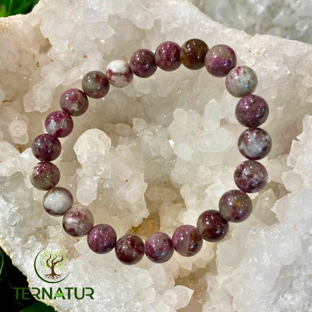 Bracelet Tourmaline Rose - 8mm