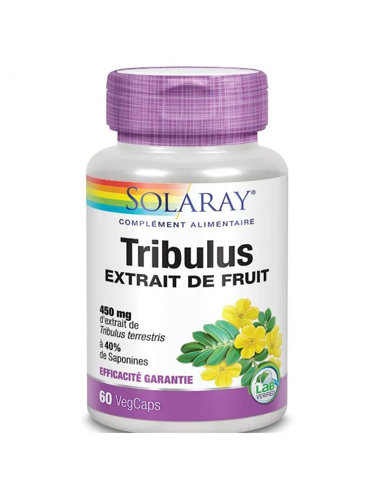 Tribulus 450mg - 60 capsules végétales - Solaray