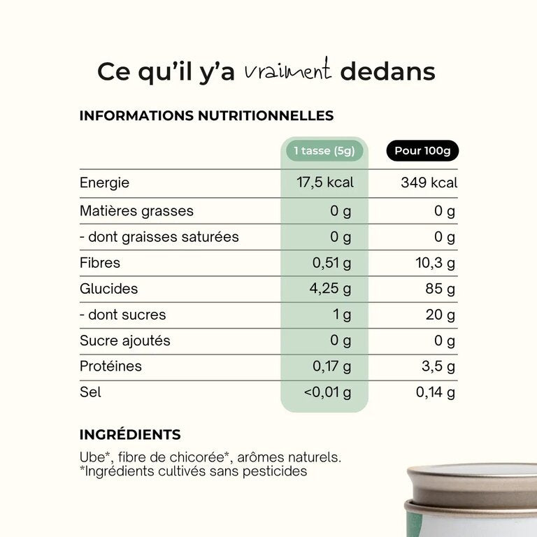 Poudre d’Ube Premium « La Nature » – 80 g