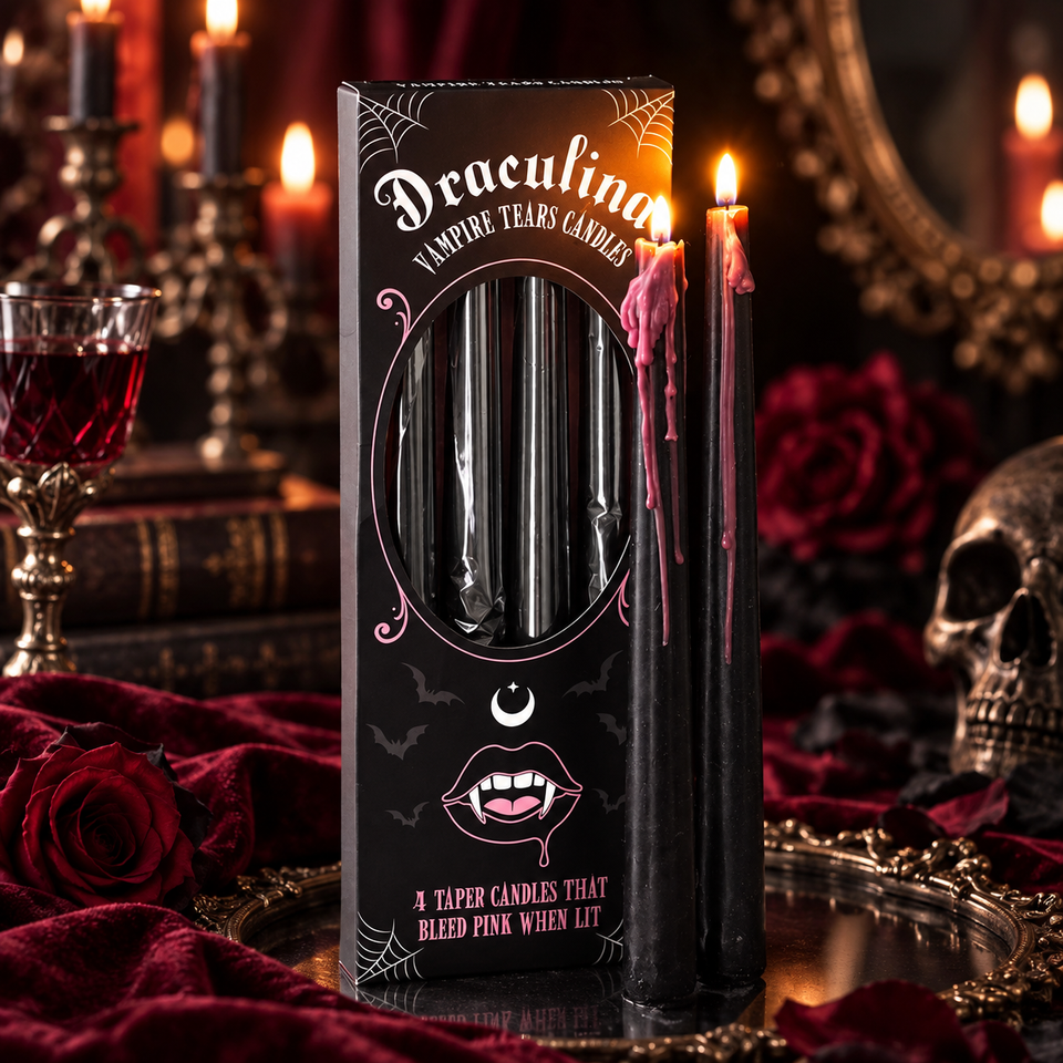 Bougies Larmes de Vampire roses